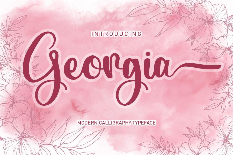Georgia Font