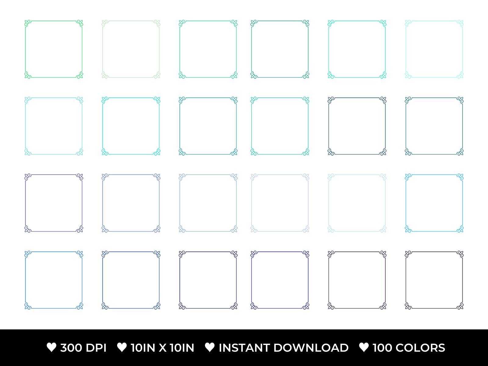 Simple Pattern Frame Border