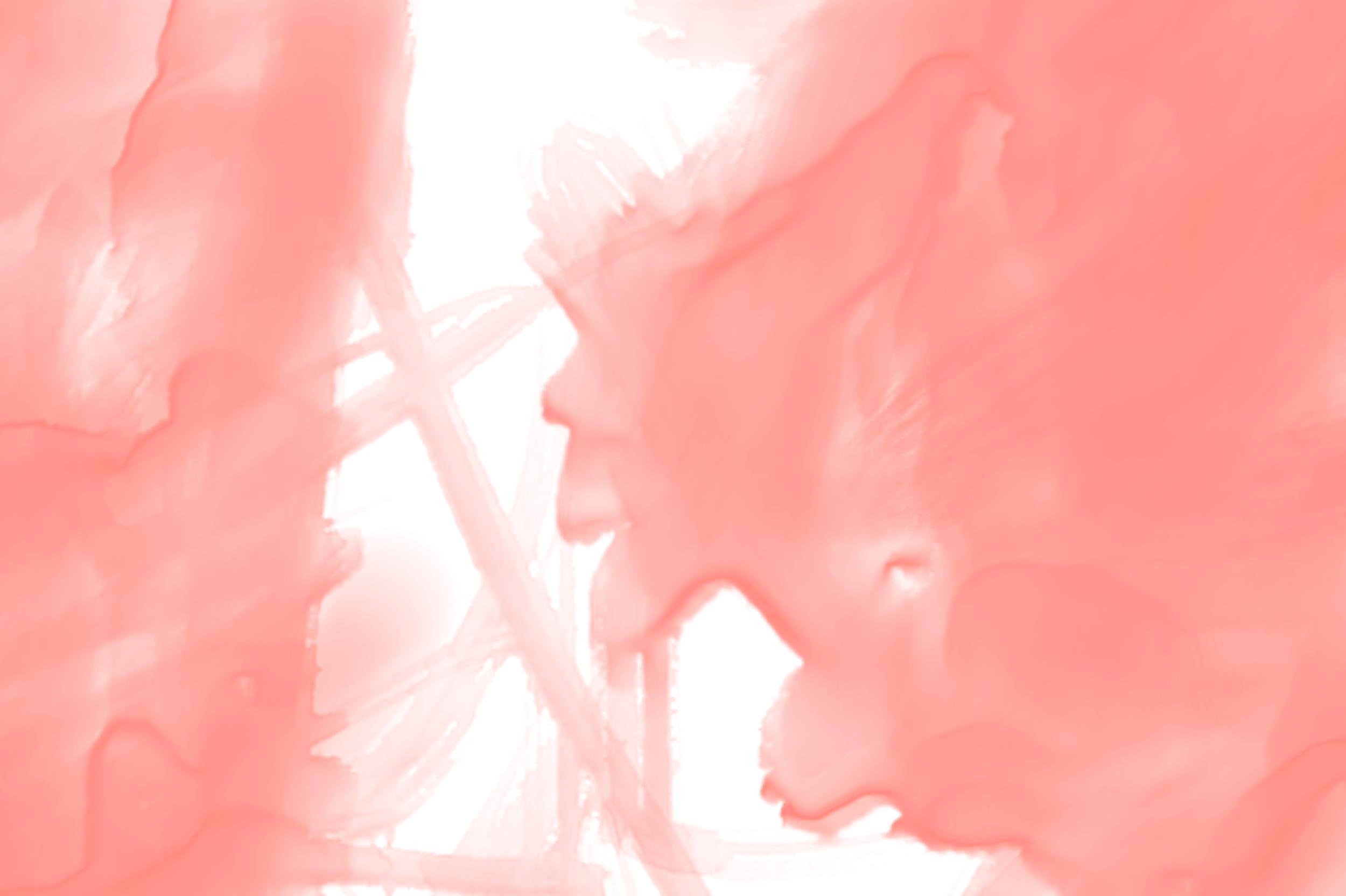 Watercolor Stains Wedding