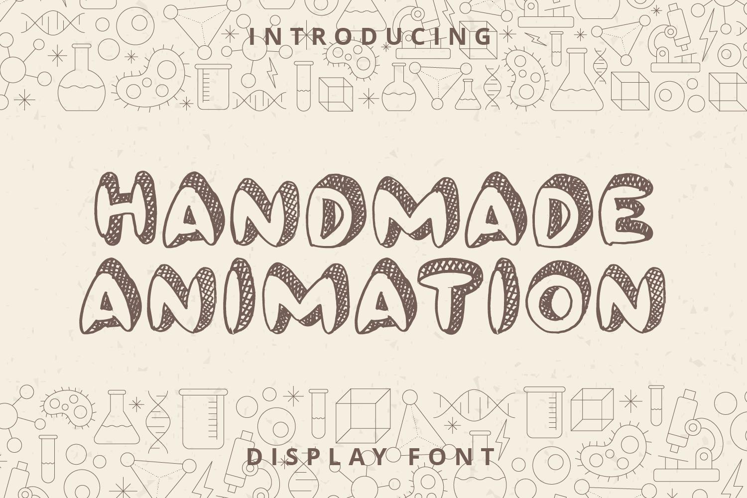Handmade Animation Font