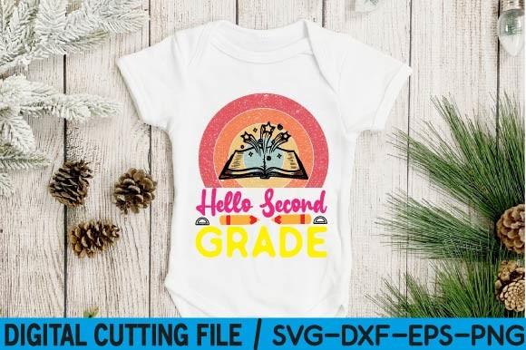 Hello Second Grade Svg
