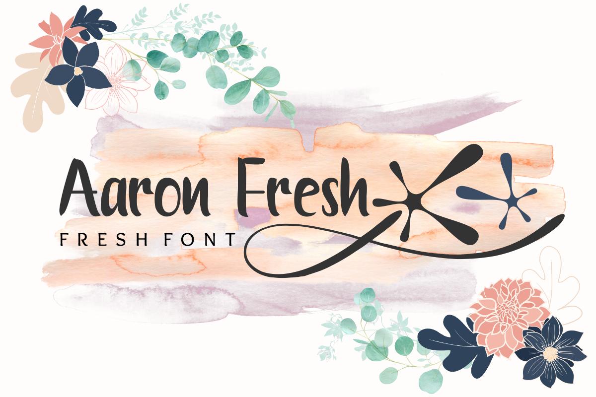 Aaron Fresh Font