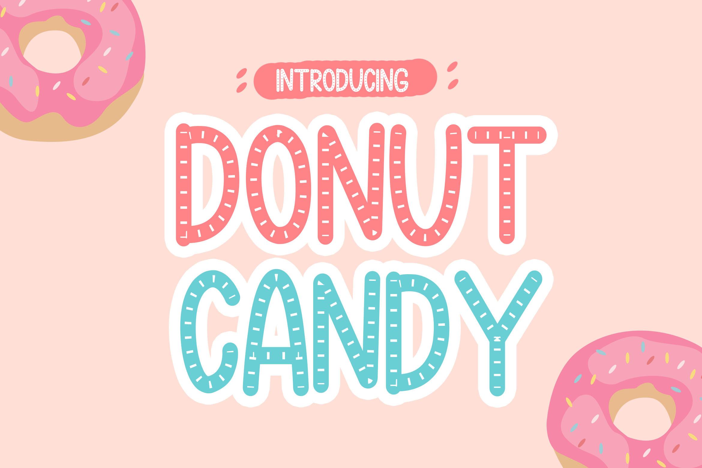 Donut Candy Font