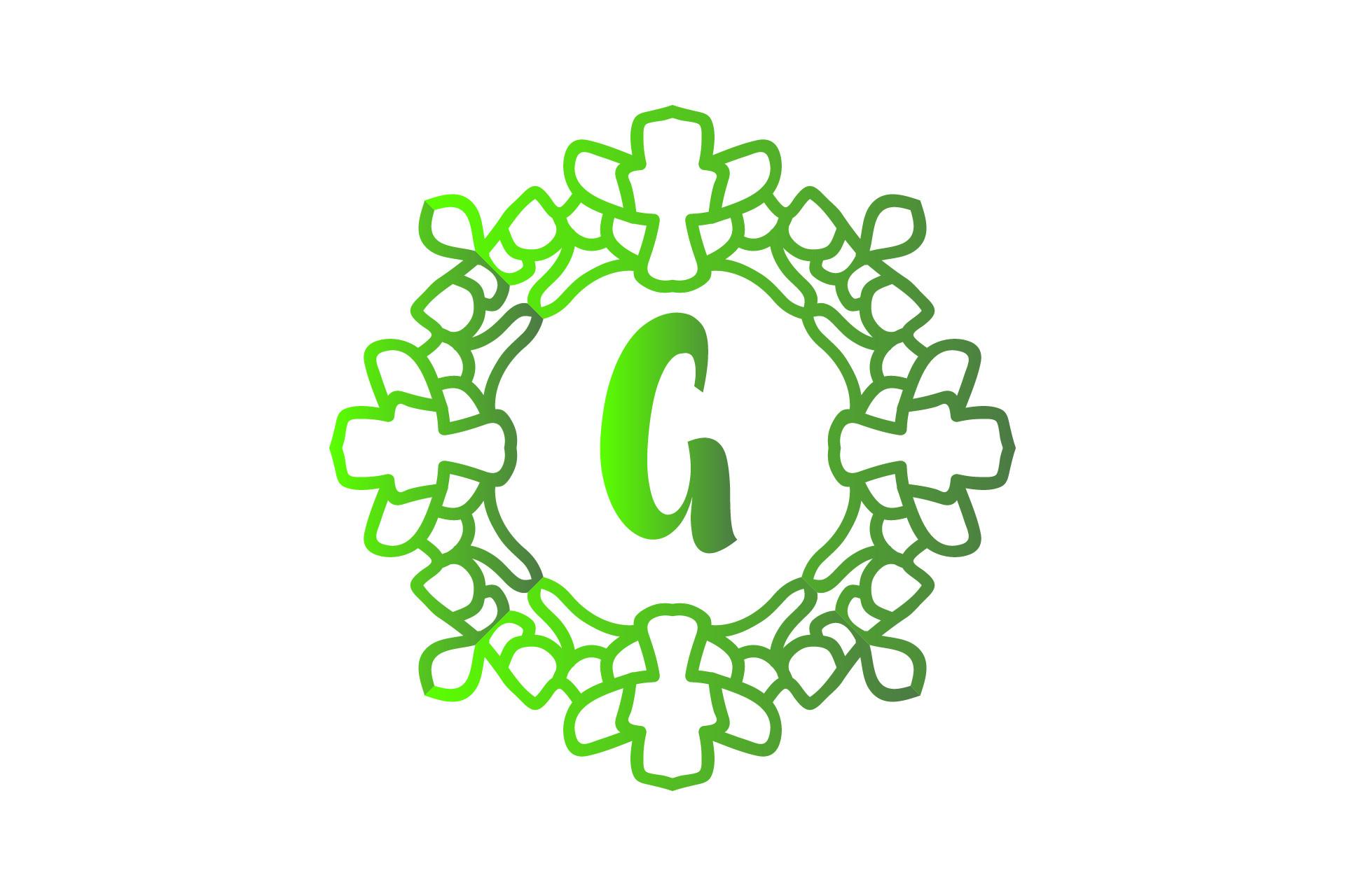 Monogram Decorative Vector Illustration