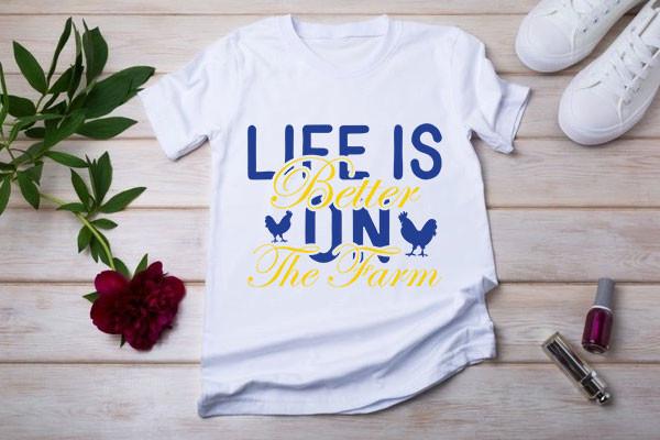 Farm House SVG Design, Life is Better on