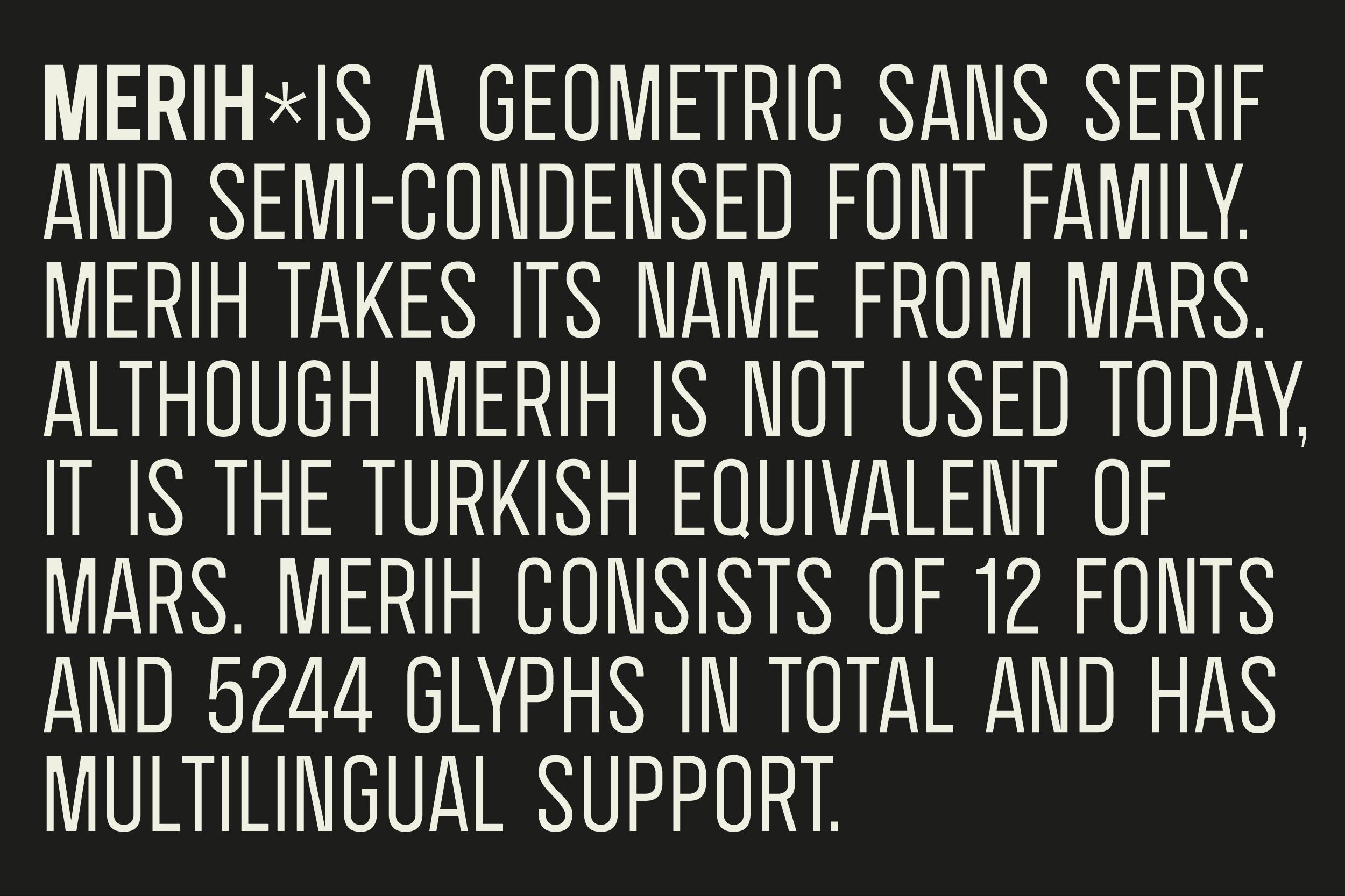 SK Merih Font