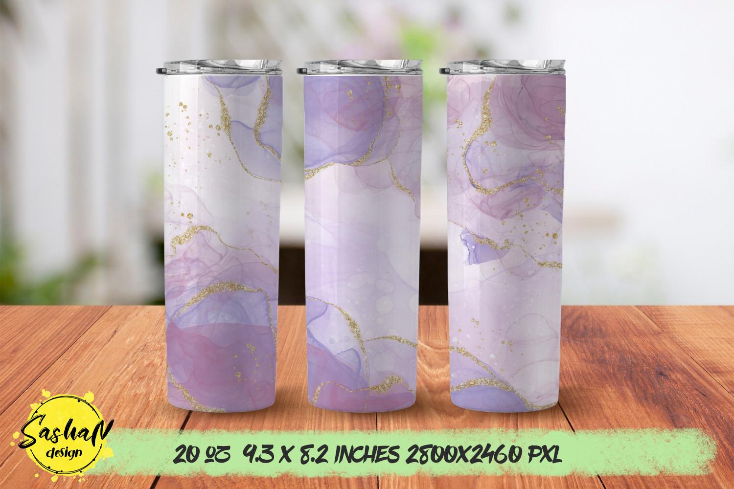 Alcohol Ink  Tumbler Sublimation