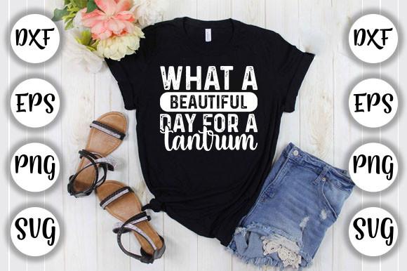 What a Beautiful Day for a Tantrum