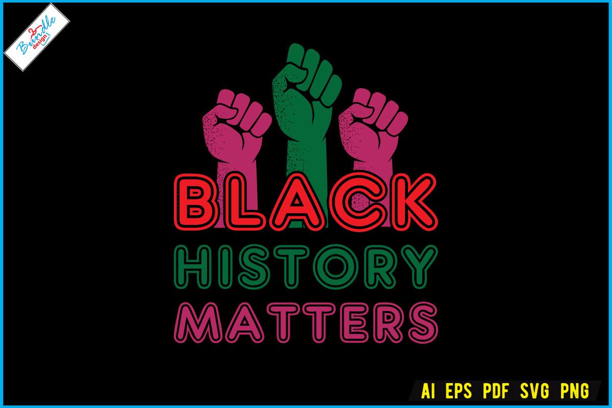 Black History T-Shirt Design