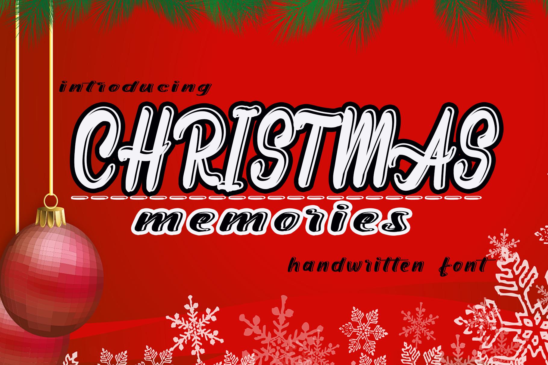 Christmas Memories Font