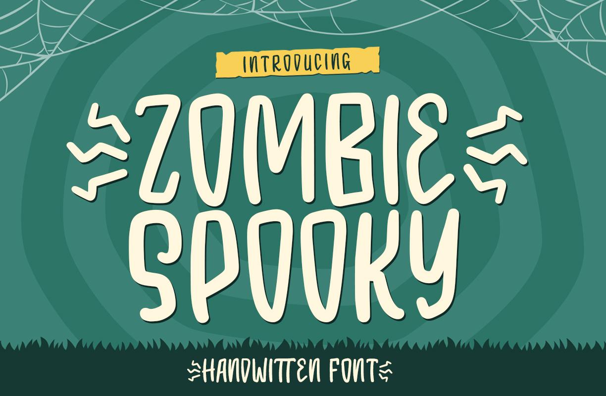 Zombie Spooky Font