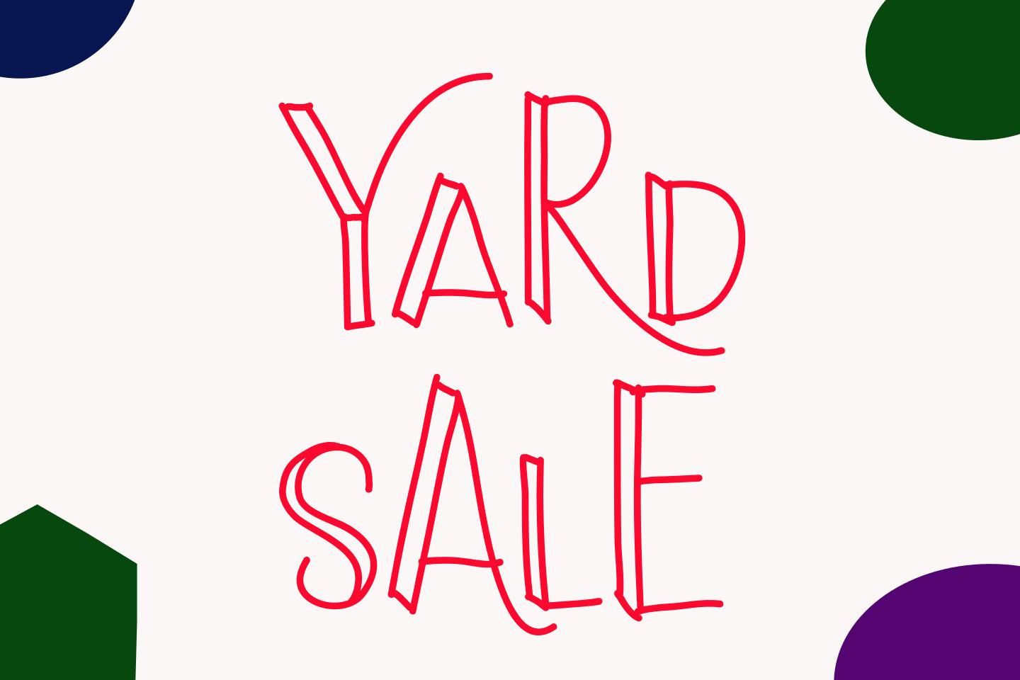 Yard Sale Font
