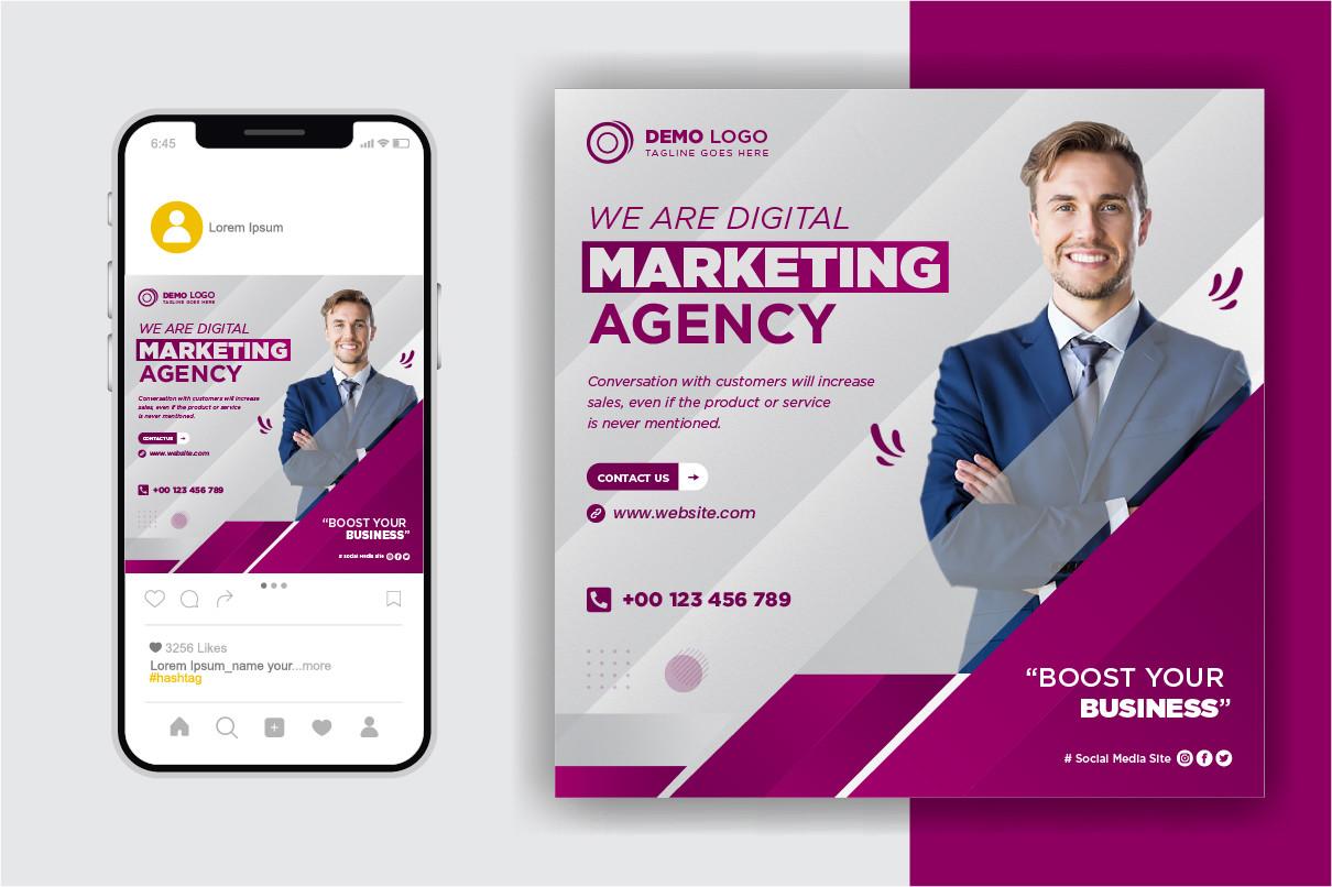 Digital Marketing Social Media Template