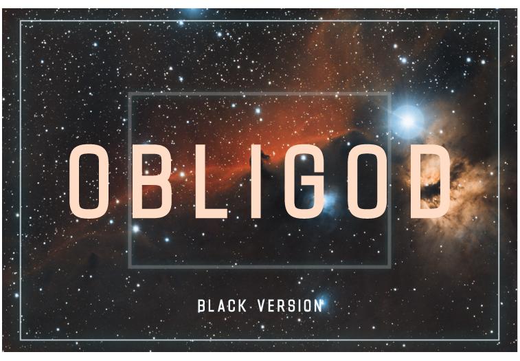 Obligod Black Font