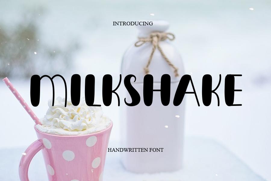 Milkshake Font