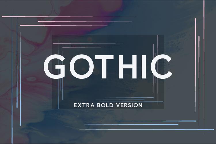 Gothic Extra Bold Font