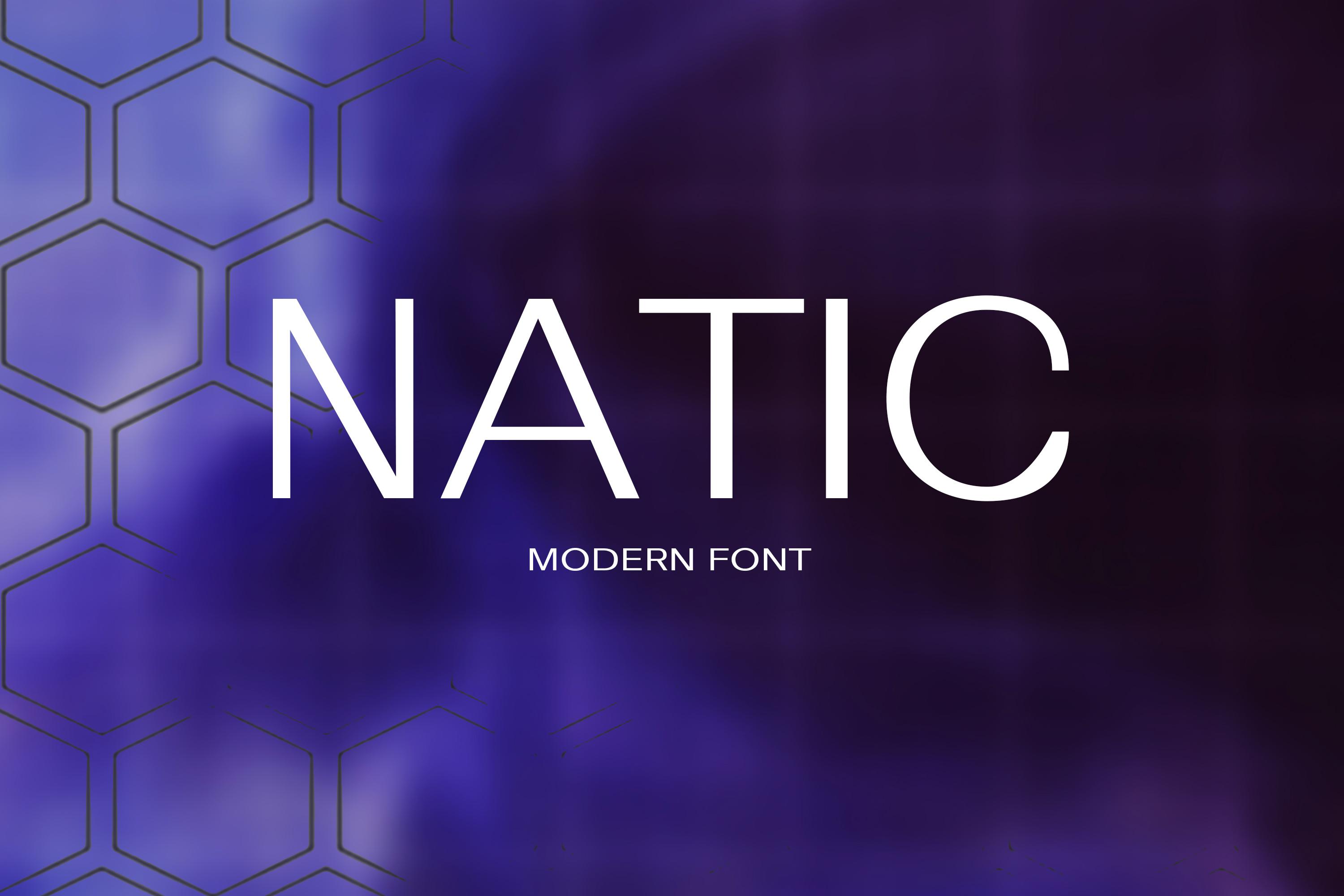 Natic Font
