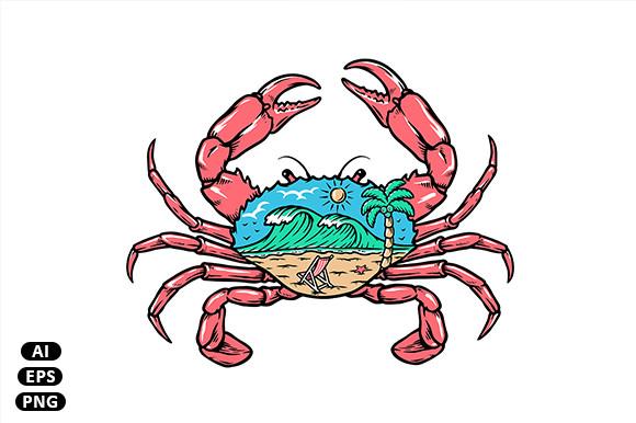 Beach View Inside the Crab