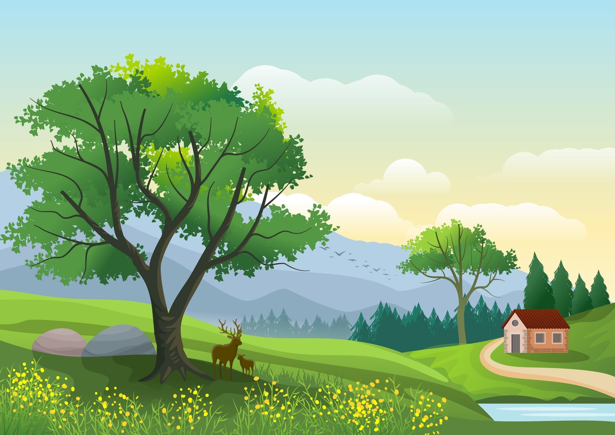 Background Illustration Landscape