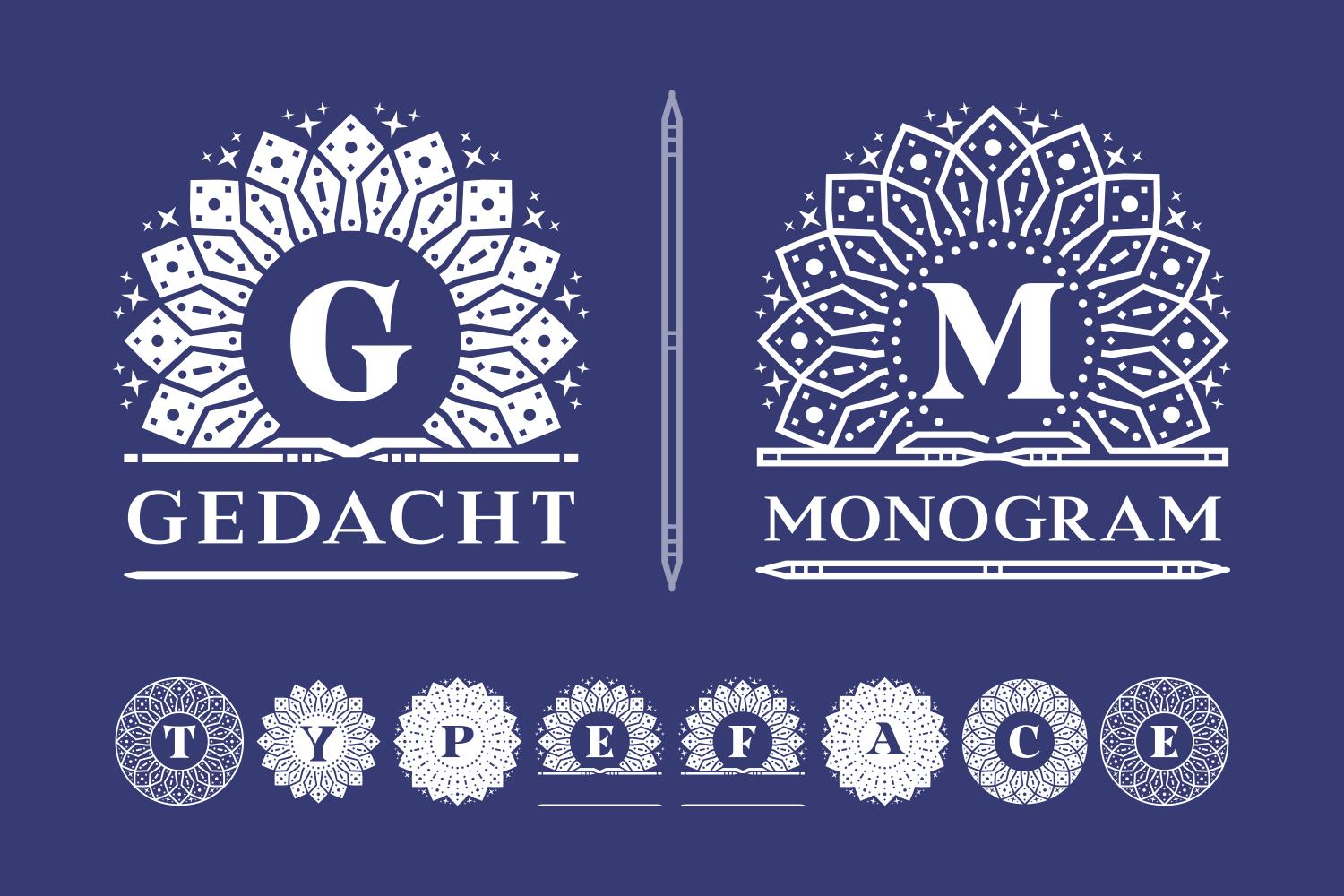 Gedacht Monogram Font