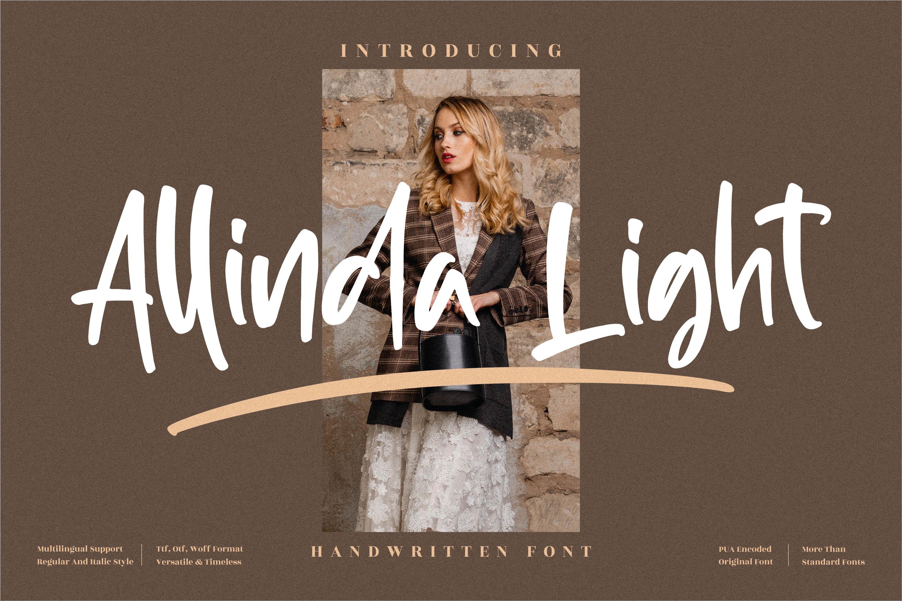 Allinda Light Font
