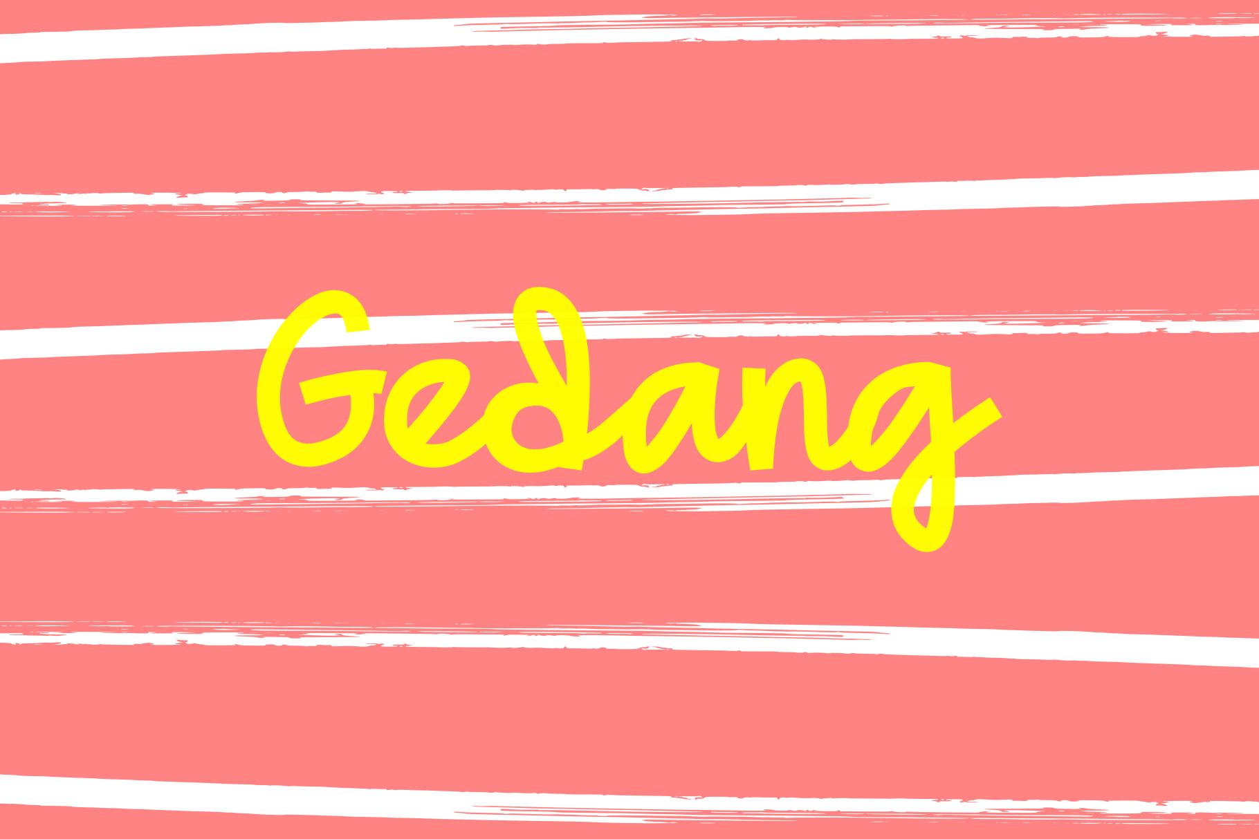Gedang Font