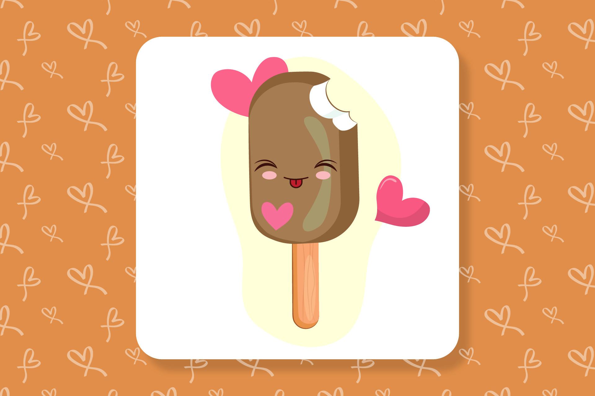Valentine Chocolate Ice Cream