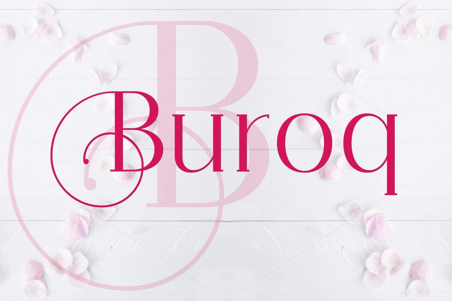 Buroq Font