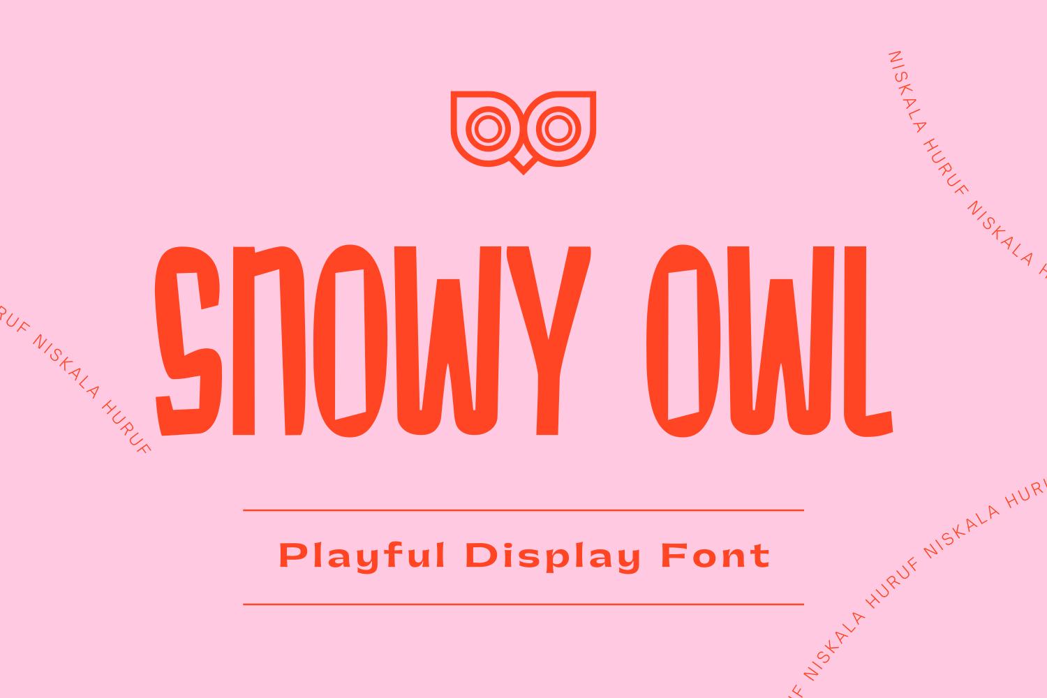 Snowy Owl Font
