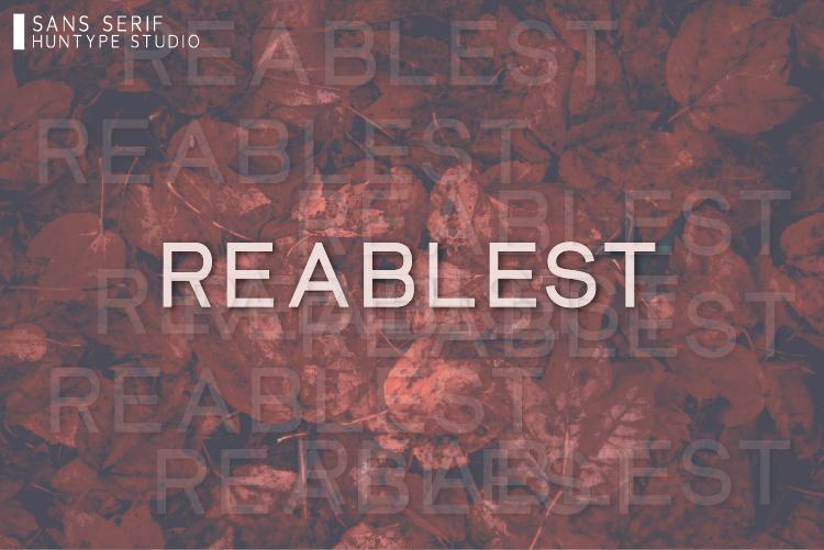 Reablest Font