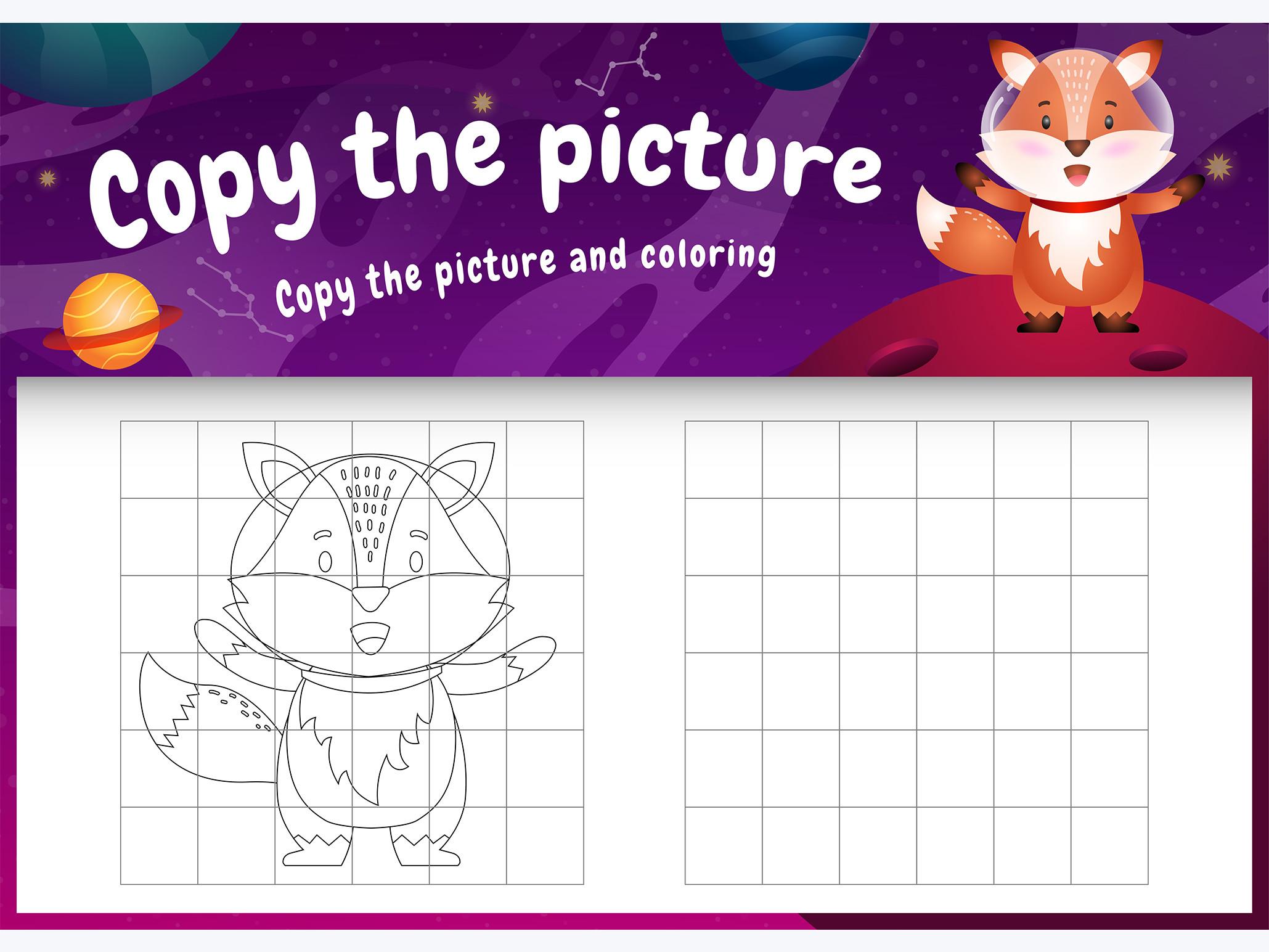 A Fox Astronaut - Copy the Picture
