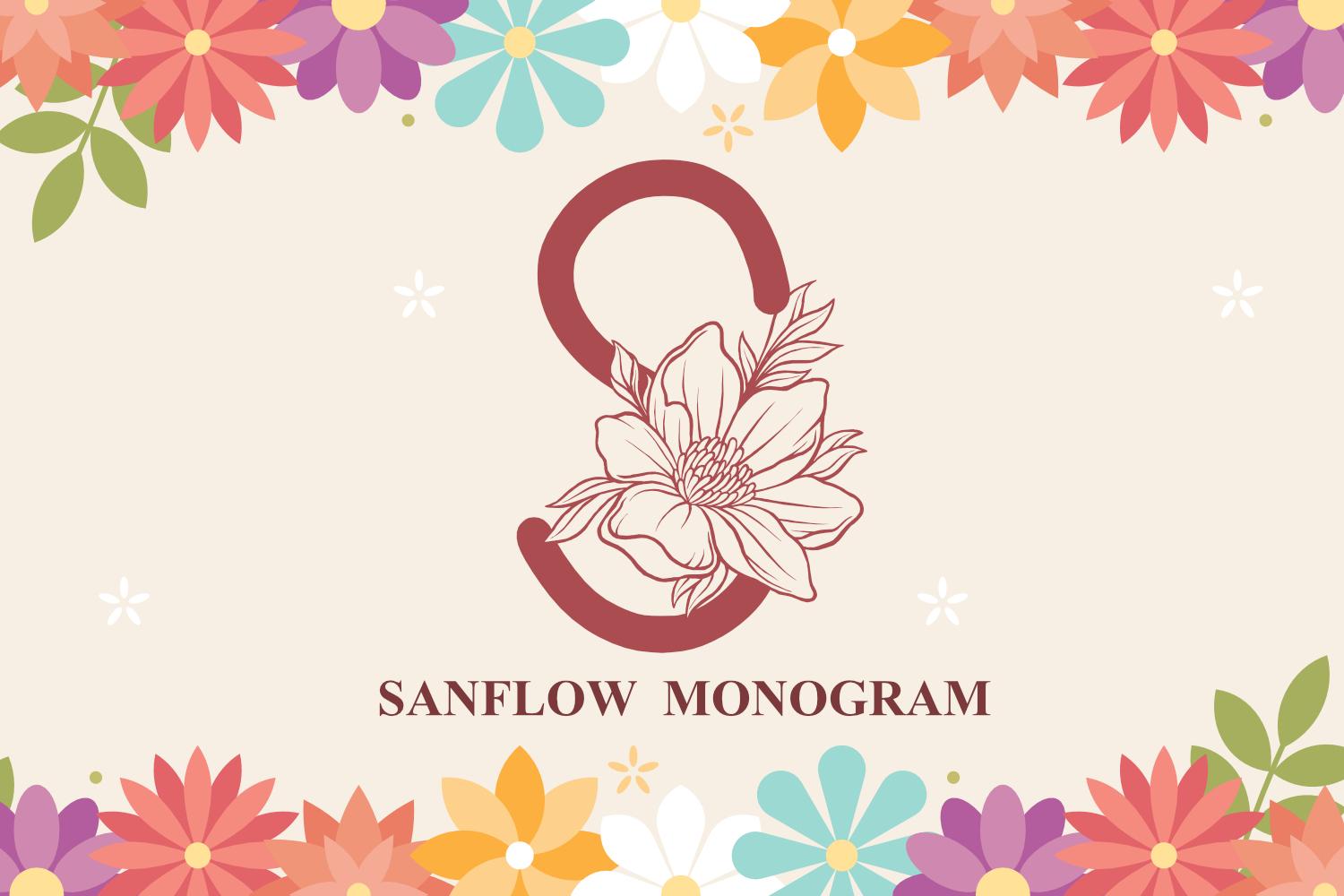 Sanflow Monogram Font