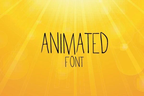 Animated Font