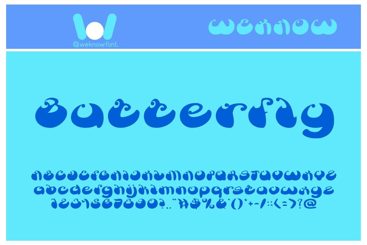 Butterfly Font