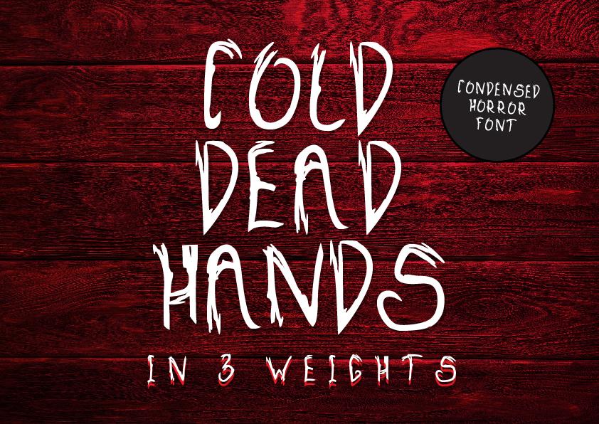 Cold Dead Hands Font