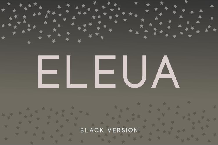 Eleua Black Font