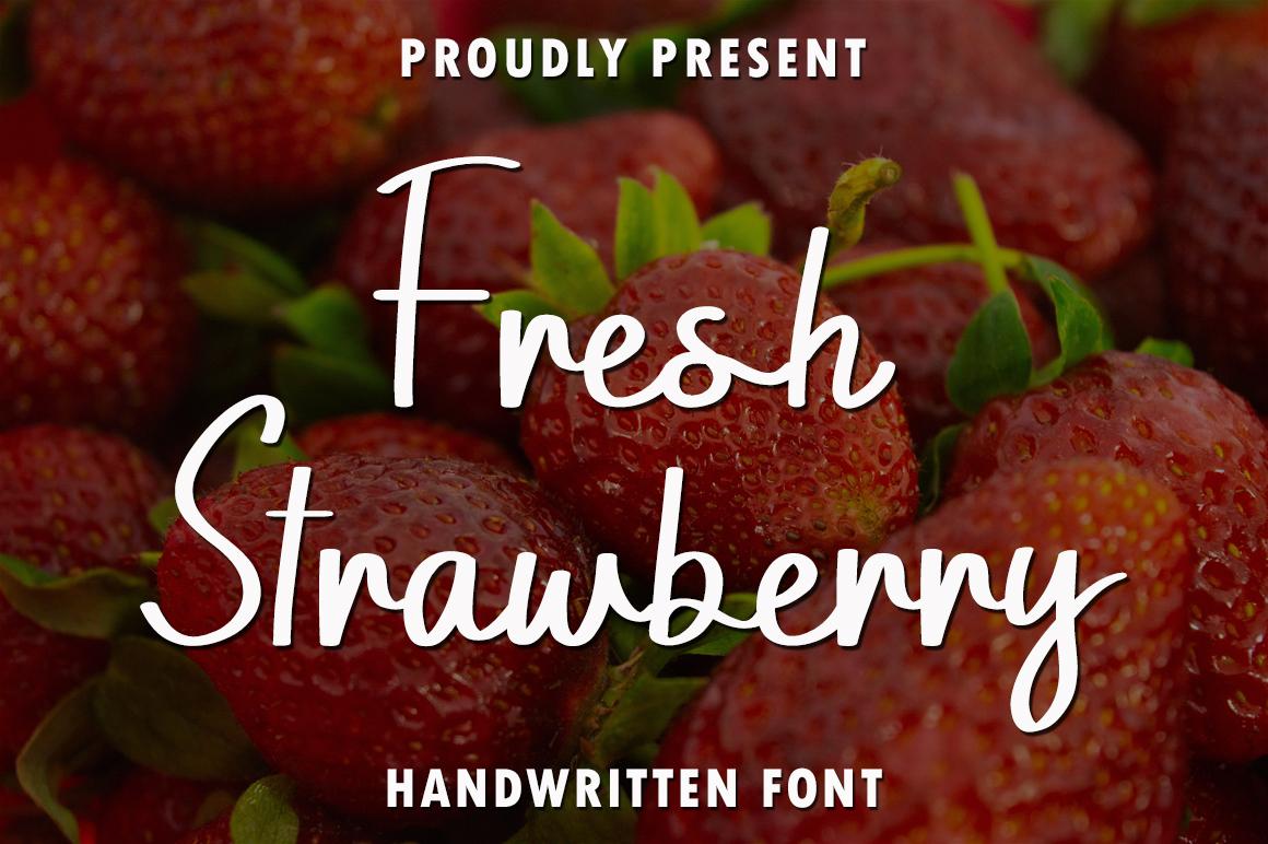 Fresh Strawberry Font