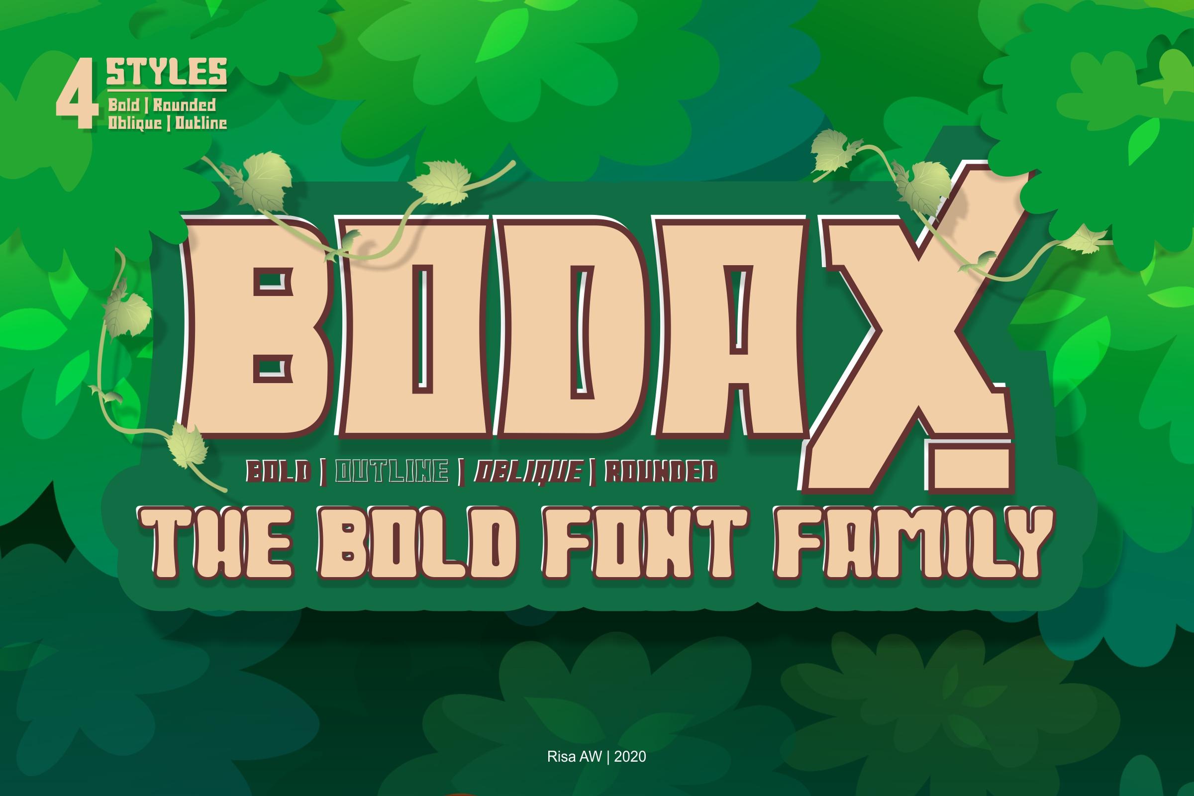 Bodax Font