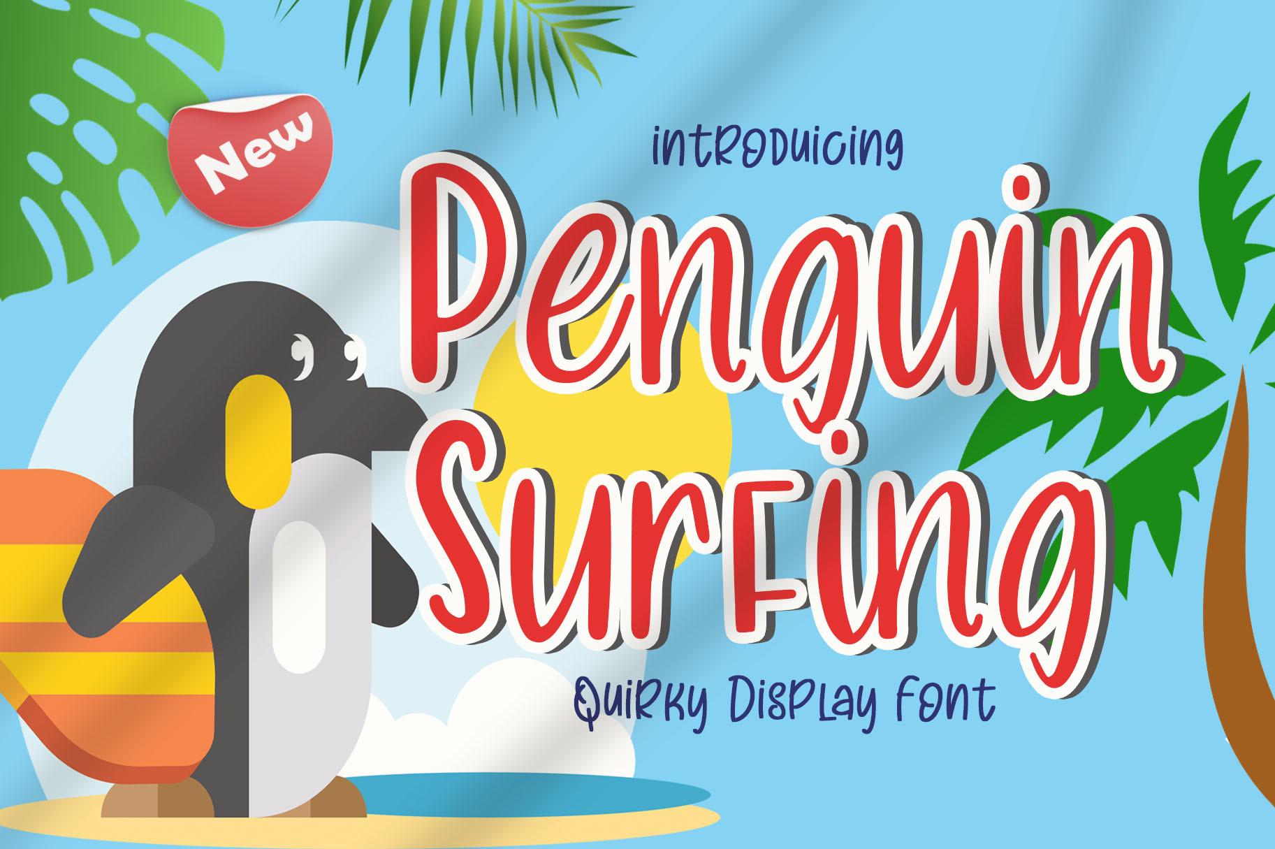 Penguin Surfing Font