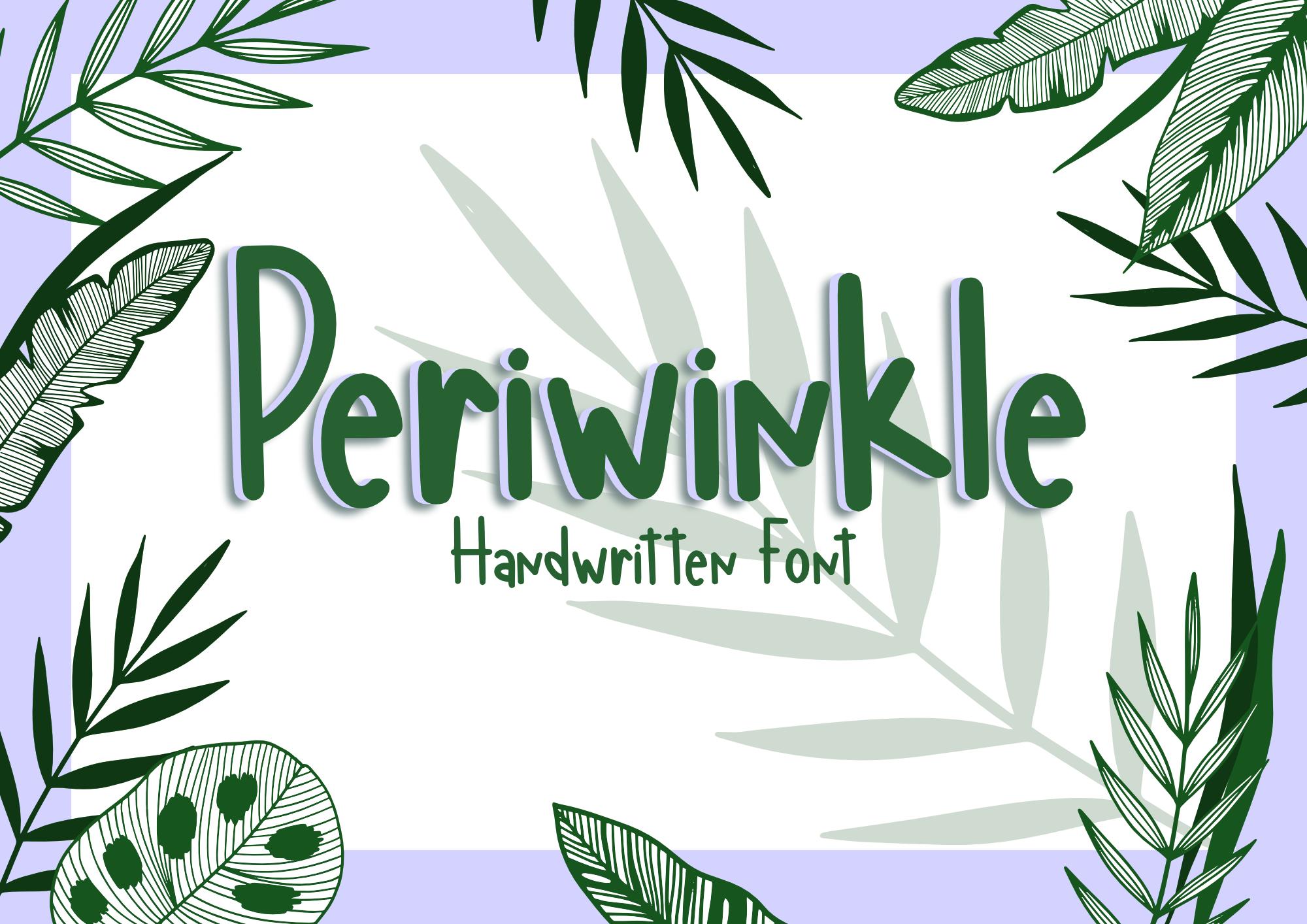 Periwinkle Font