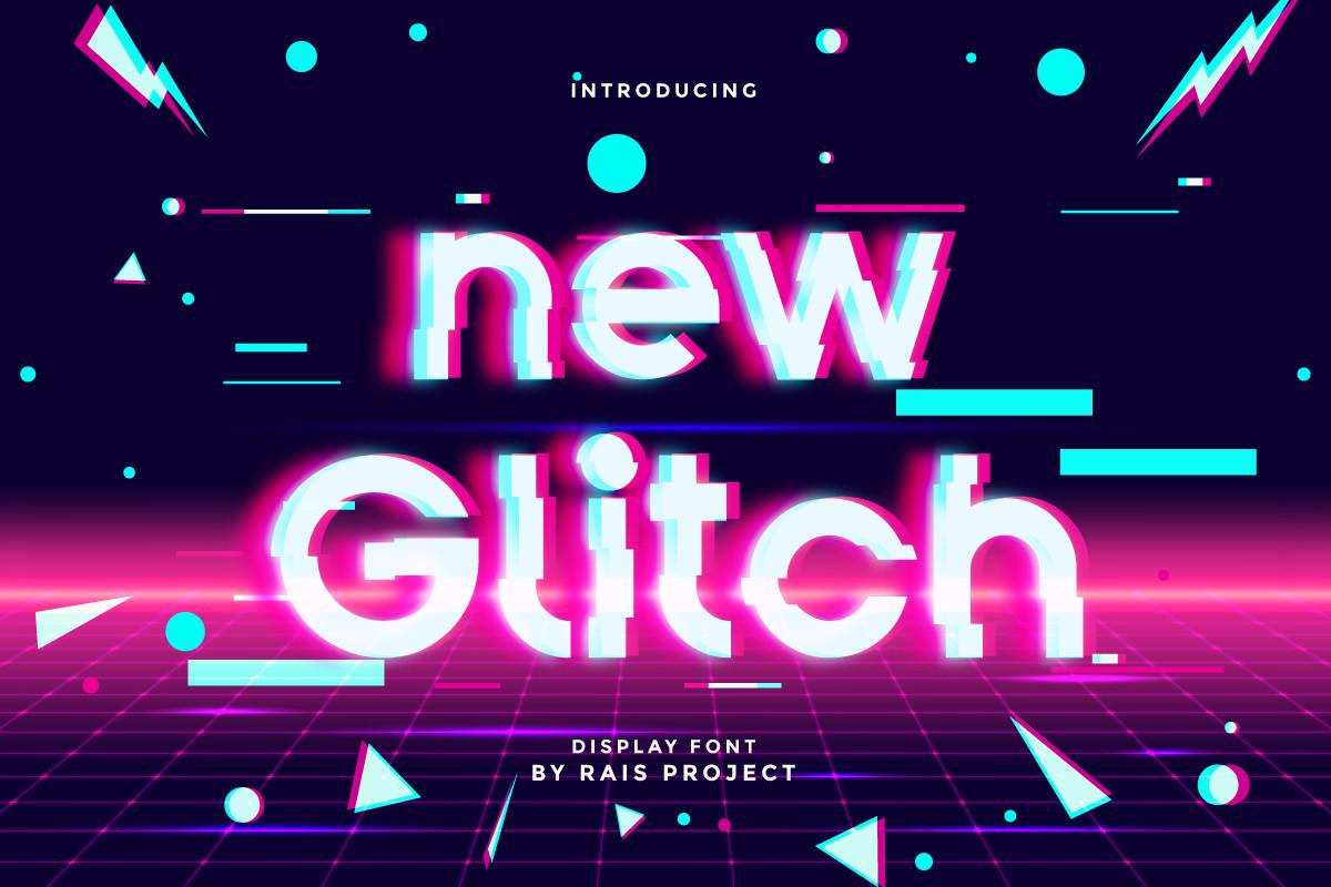 New Glitch Font