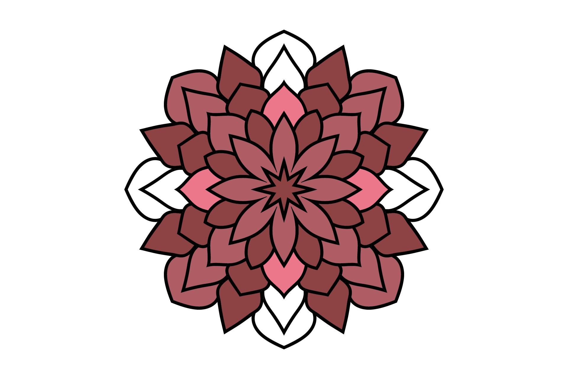 Mandala Patterns Design Colorfu