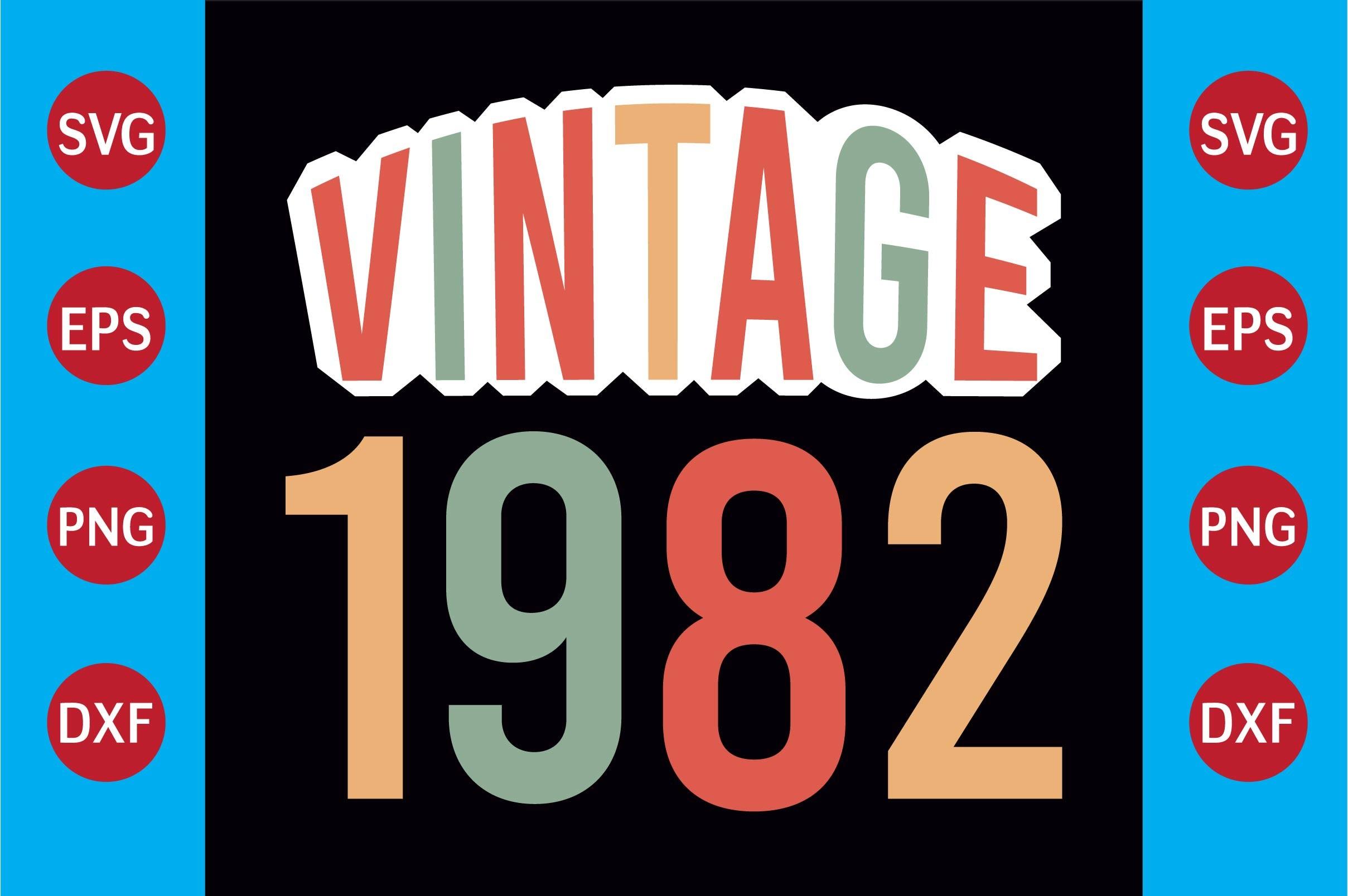 Vintage 1982  T-shirt Design