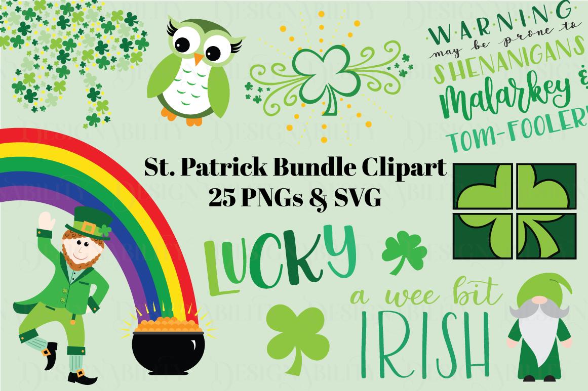 St Patrick Bundle Clipart Set