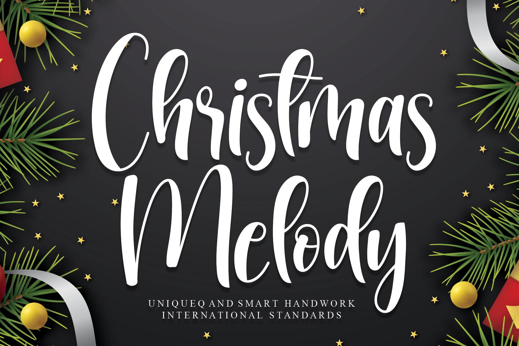 Christmas Melody Font