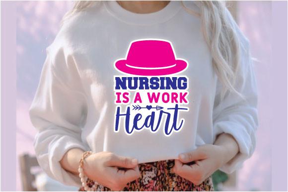Nurse Svg Stickers Design Nursing is a W