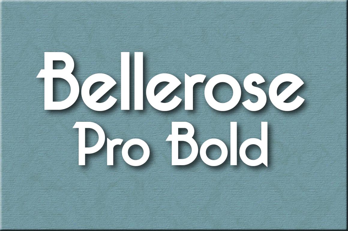 Bellerose Font