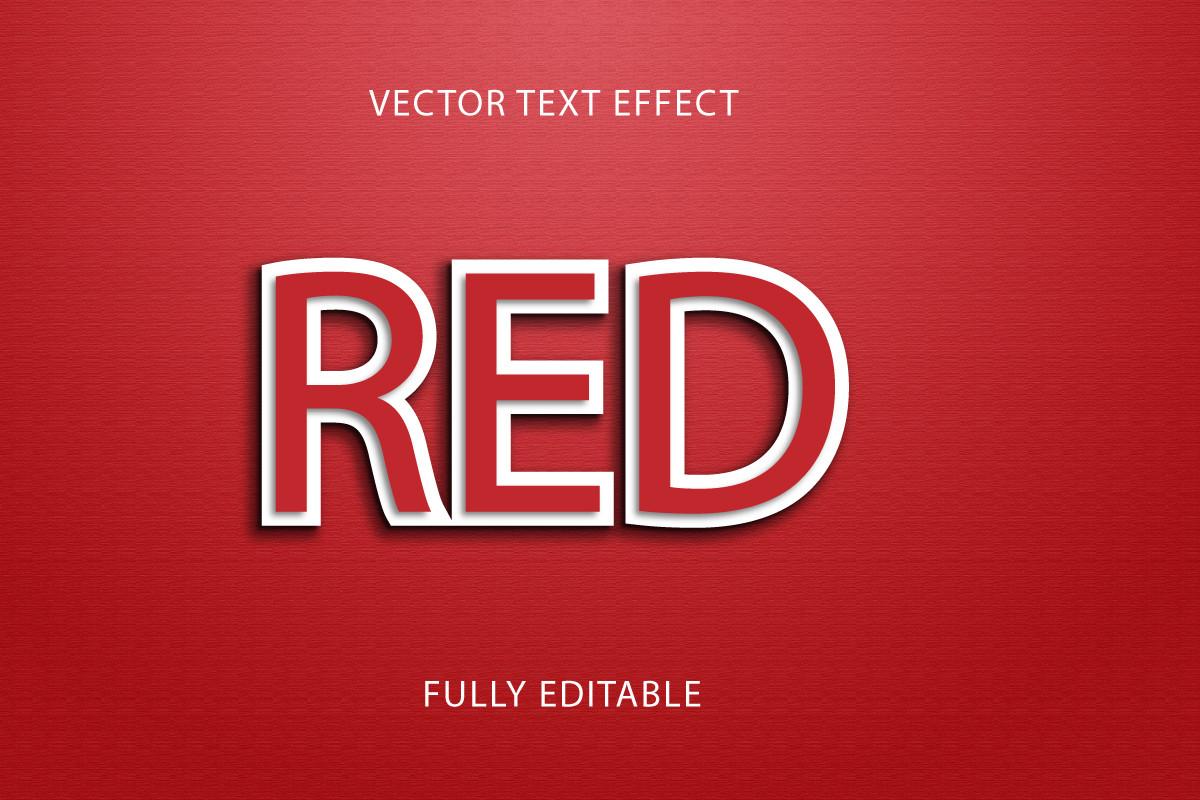 3D Editable Eps Vector Text Effect