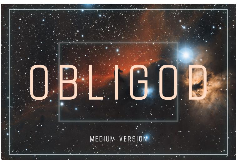 Obligod Medium Font
