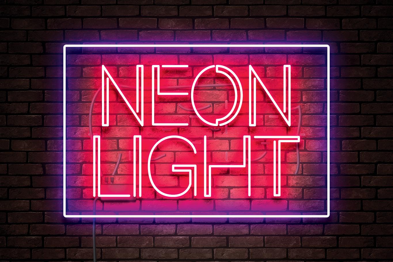 Neon Light Font